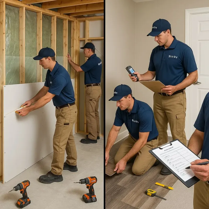 Repairs and Reconstruction process in Portage, MI